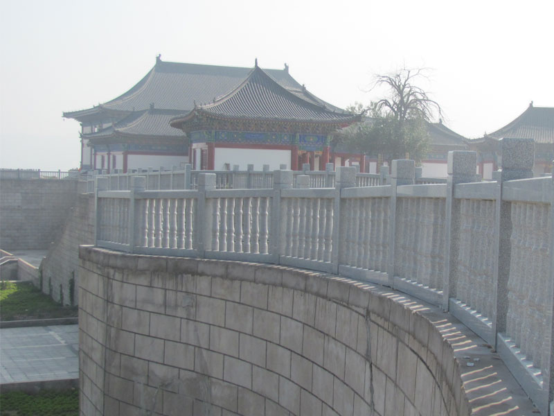景區(qū)芝麻灰石欄桿案例