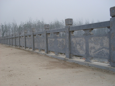 青石河道石欄桿