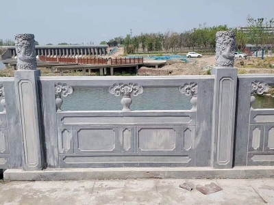 河岸青石石欄桿