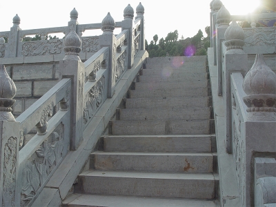 佛臺青石欄桿