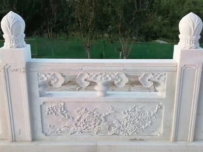 河道漢白玉石欄桿